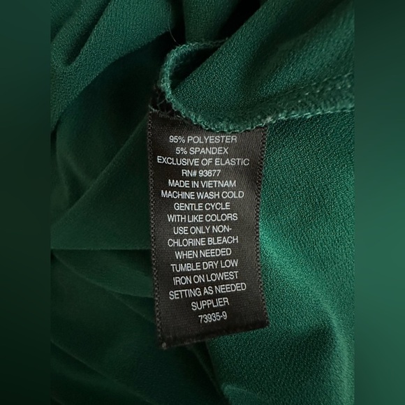 Worthington Petite Sleeveless Mock Neck Top Green PS - Picture 5 of 5